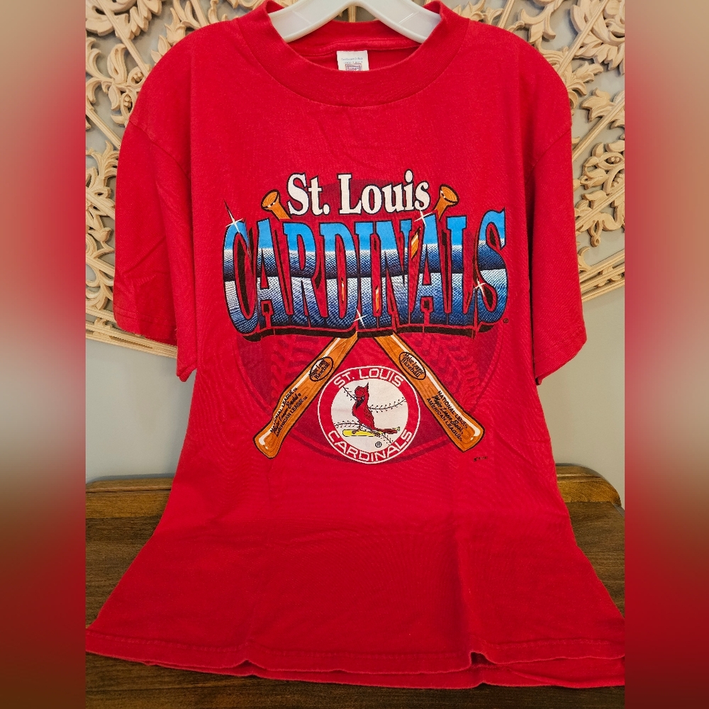 Vintage 90s St. Louis Cardinals Baseball T-Shirt Large